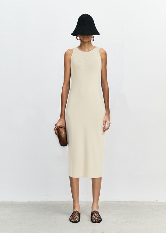 Sleeveless Tube Midi Dress