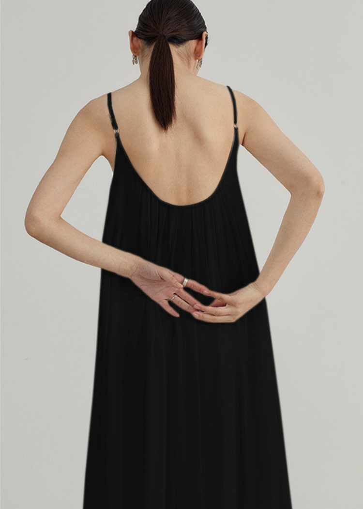 Black Oversized Maxi Dress