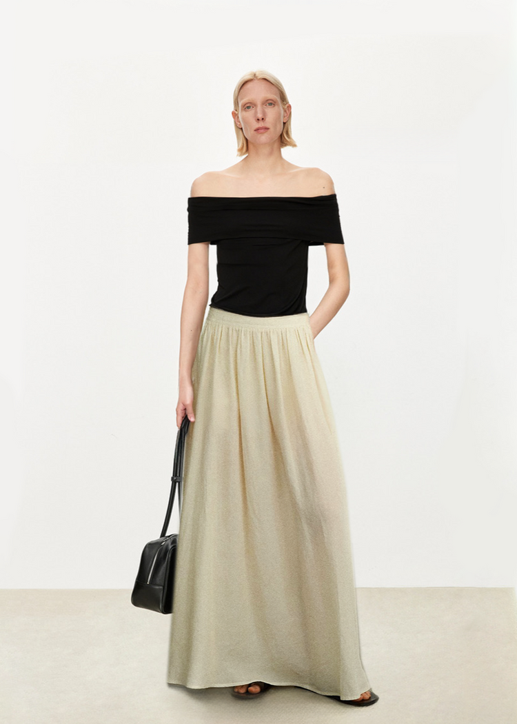 Off-the-Shoulder Short Sleeve Top