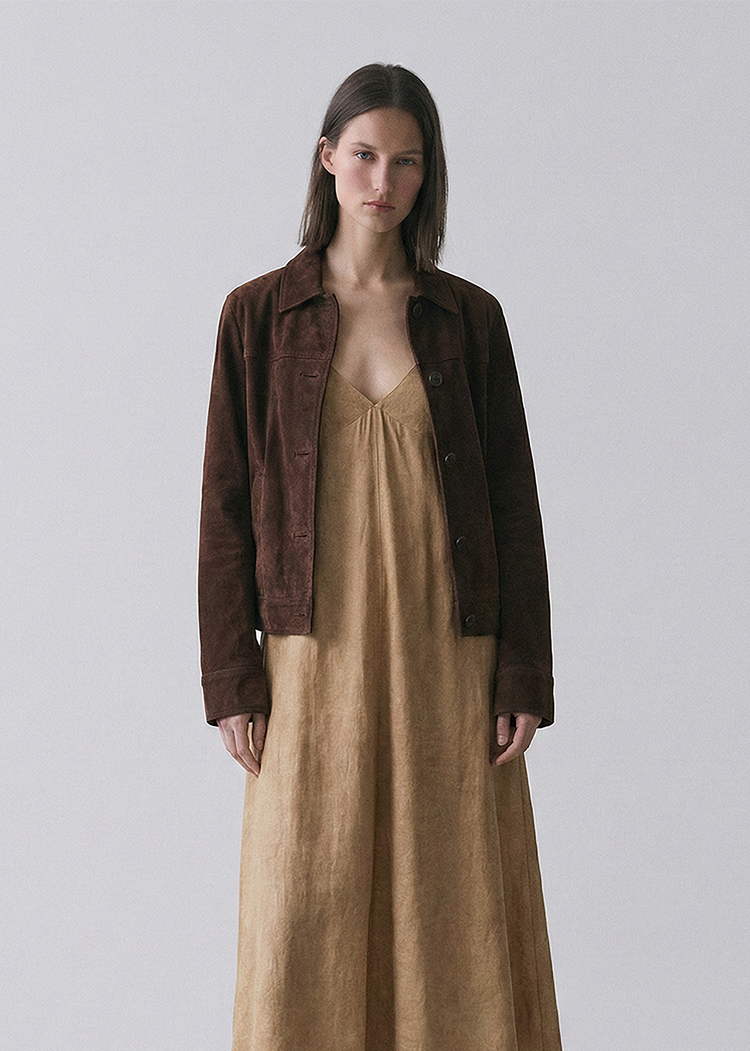 Lyocell Slip Midi Dress