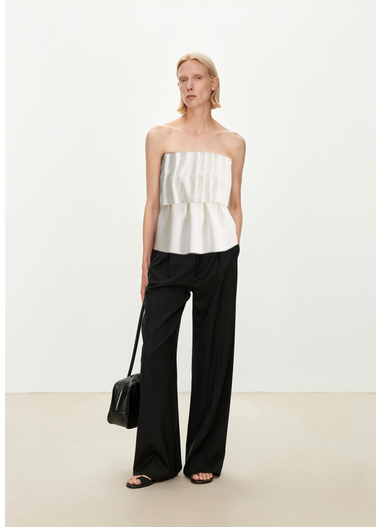 Ruffled Tube Top