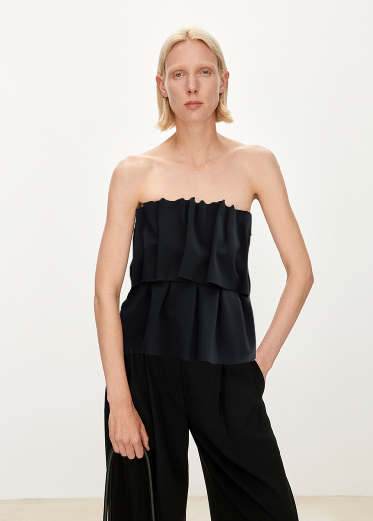 Ruffled Tube Top