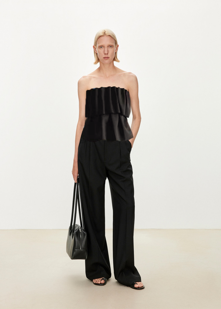 Ruffled Tube Top