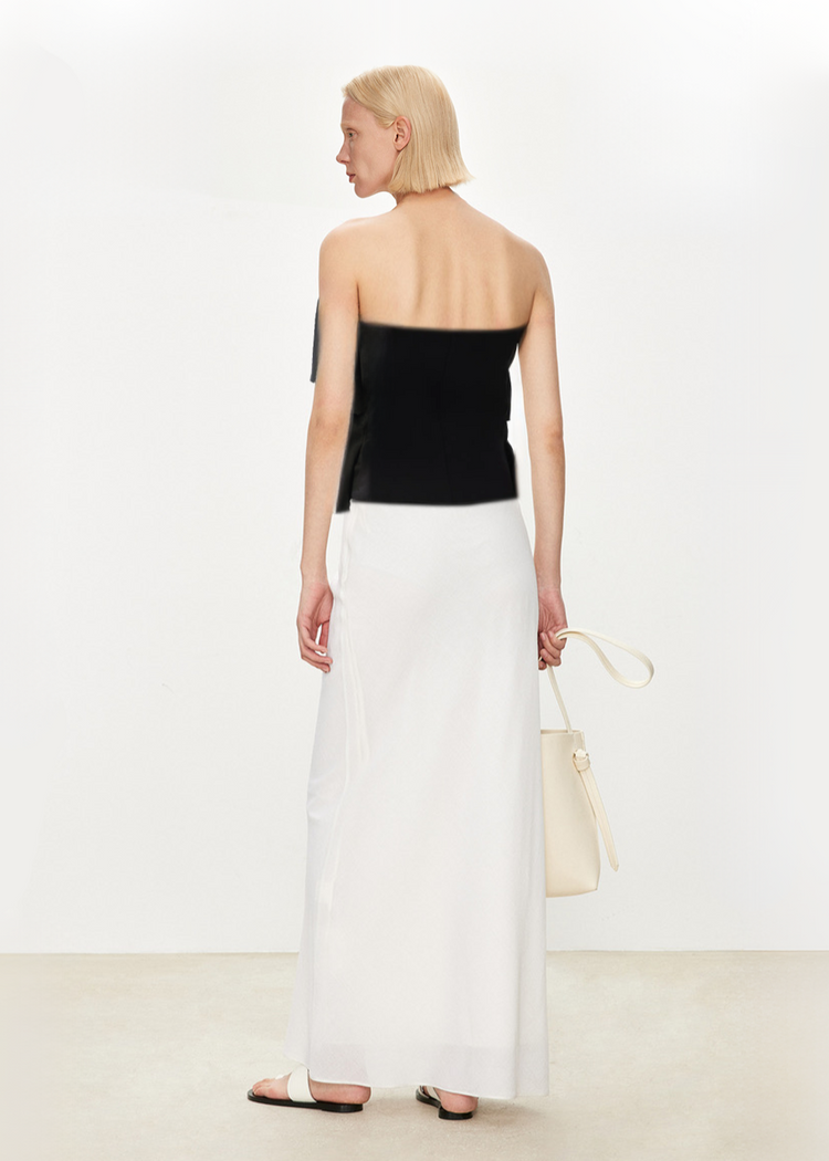 Ruffled Tube Top