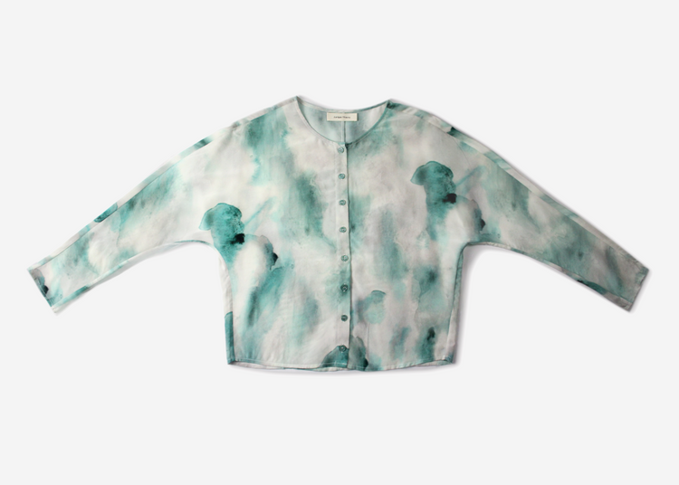 Watercolour Silk Shirt