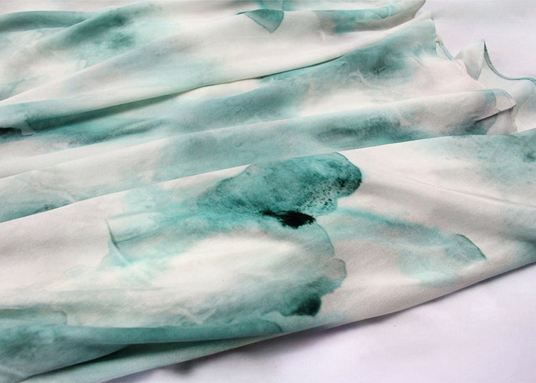 Watercolour Silk Dress