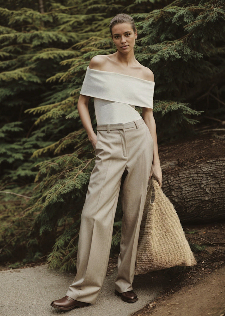Off-the-Shoulder knitted Top