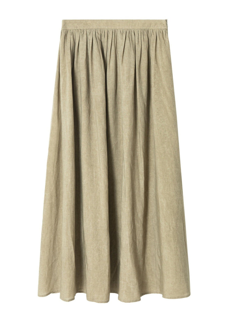 Lyocell Linen Blend Skirt