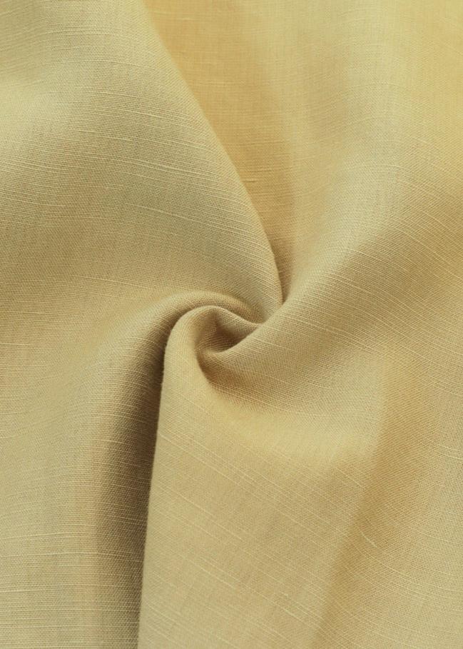 Linen Blend A-line Maxi Skirt
