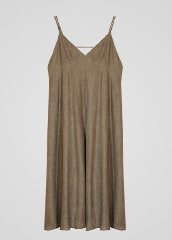 Lyocell Slip Midi Dress