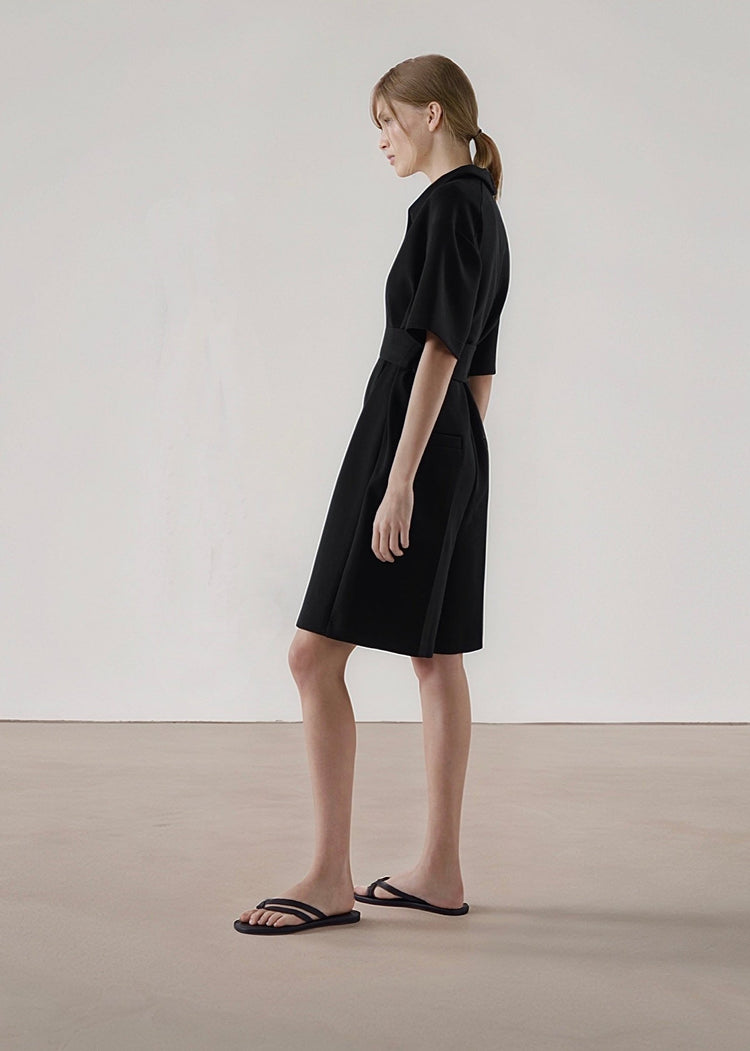 Open Collar Jumpsuit