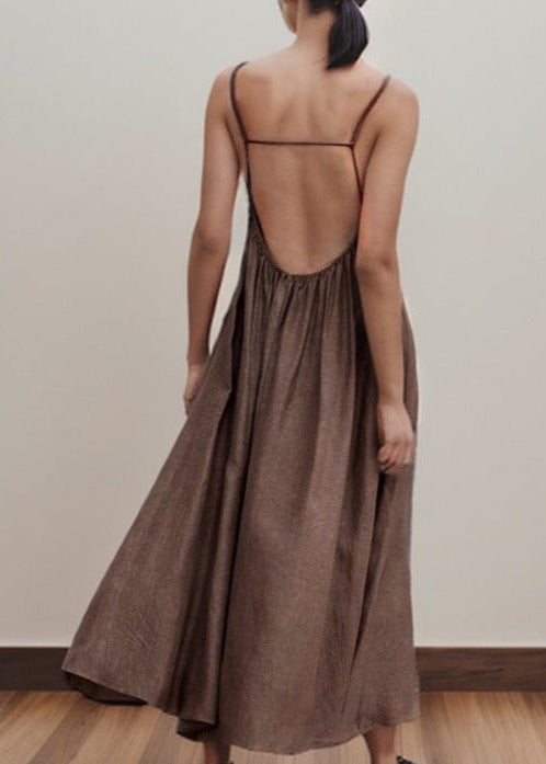 Lyocell Slip Midi Dress