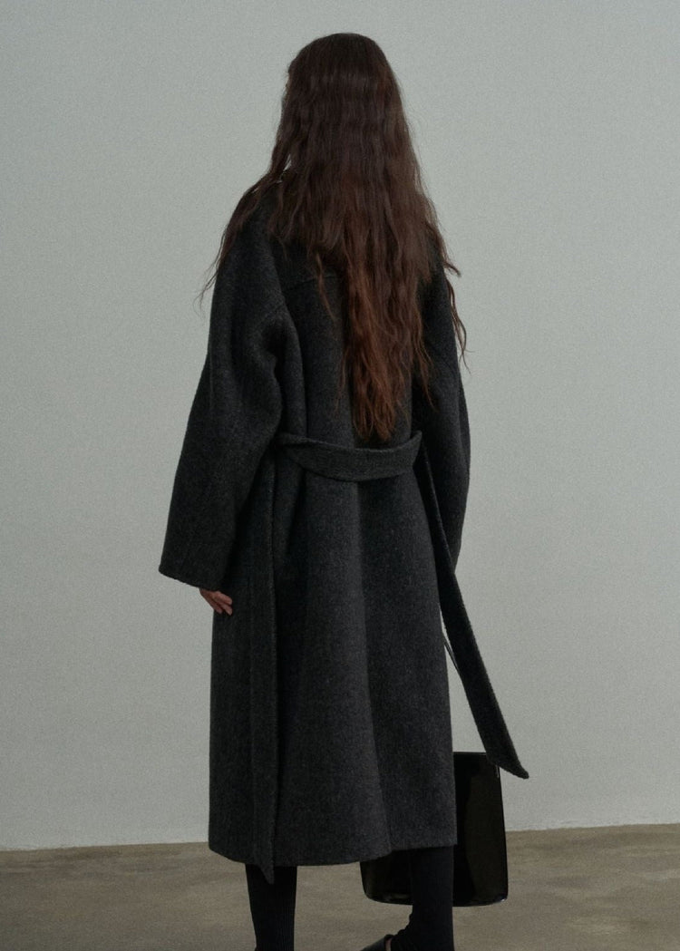 Wool Silk Blend Coat