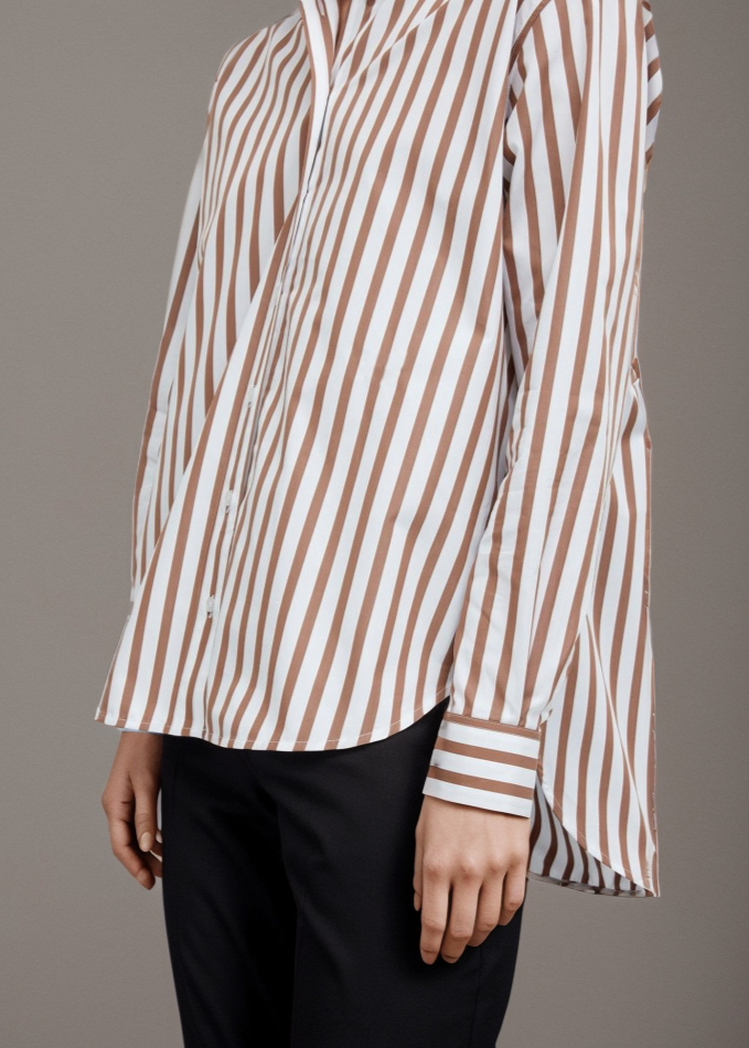 Rust Striped Shirt