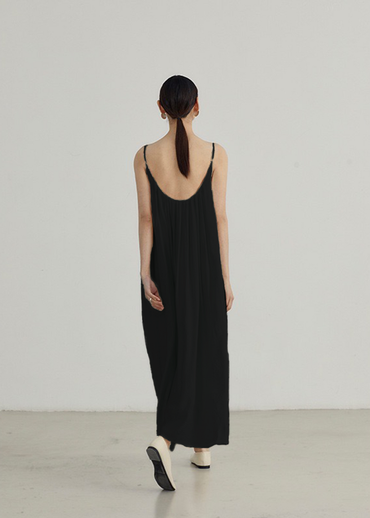 Black Oversized Maxi Dress