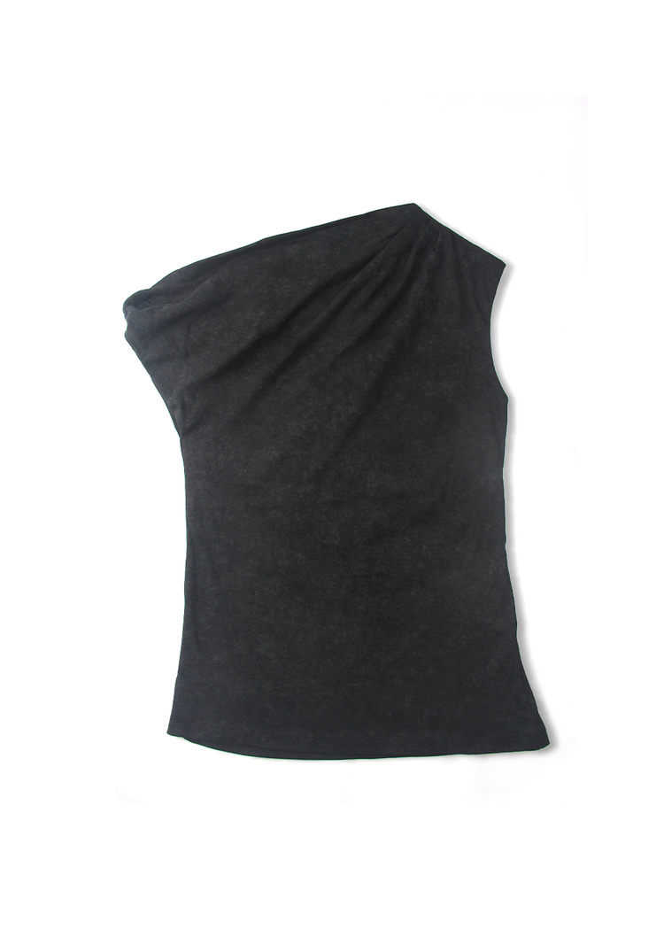 Asymmetrical Top in Black