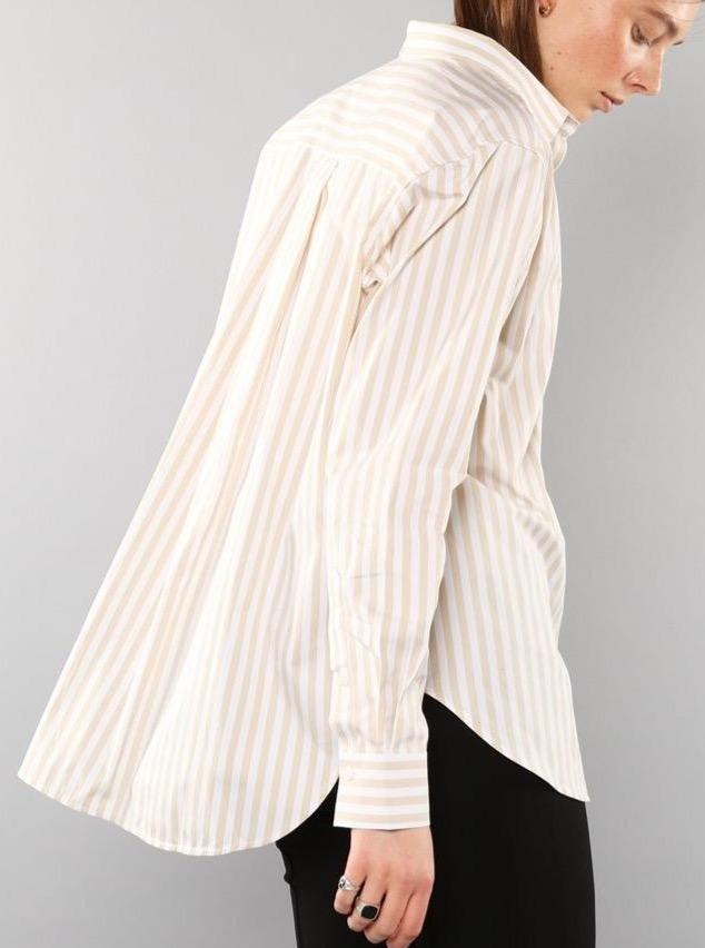 Oatmeal Striped Shirt