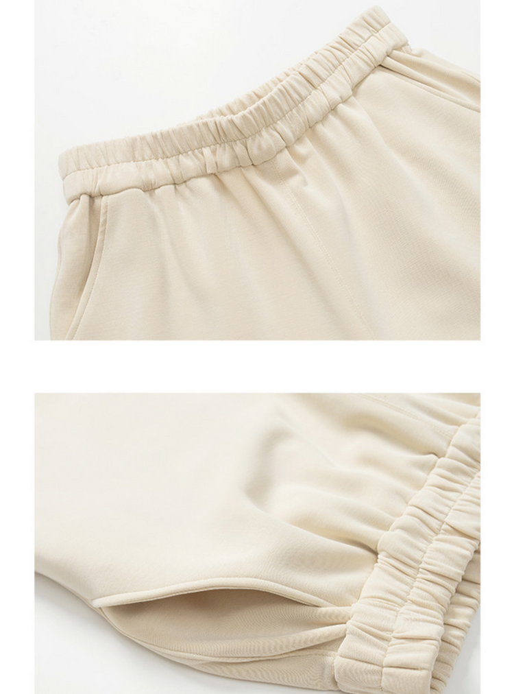 Wide Leg Modal Trousers - White