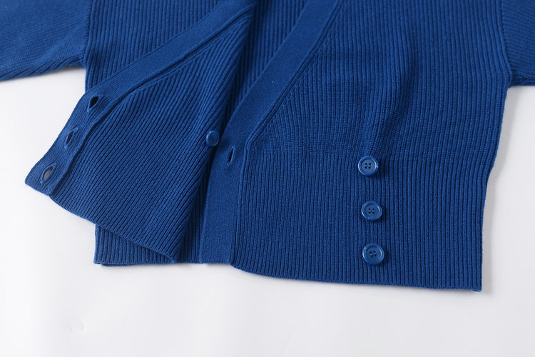 Wool Blend Wrap Cardigan