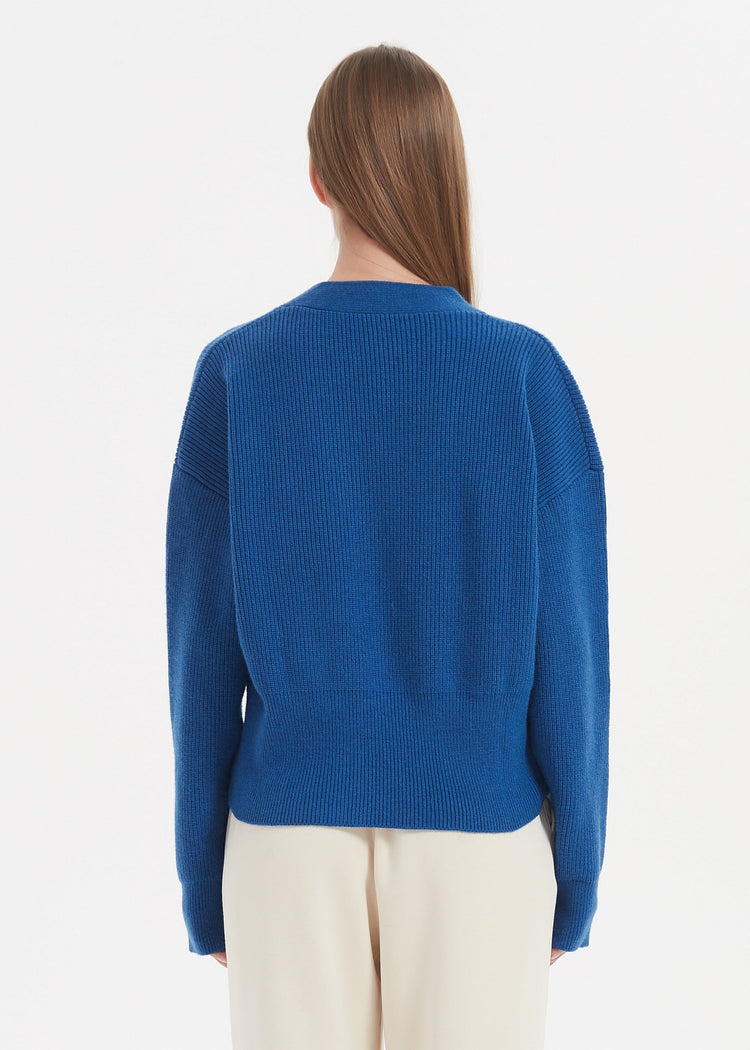 Wool Blend Wrap Cardigan