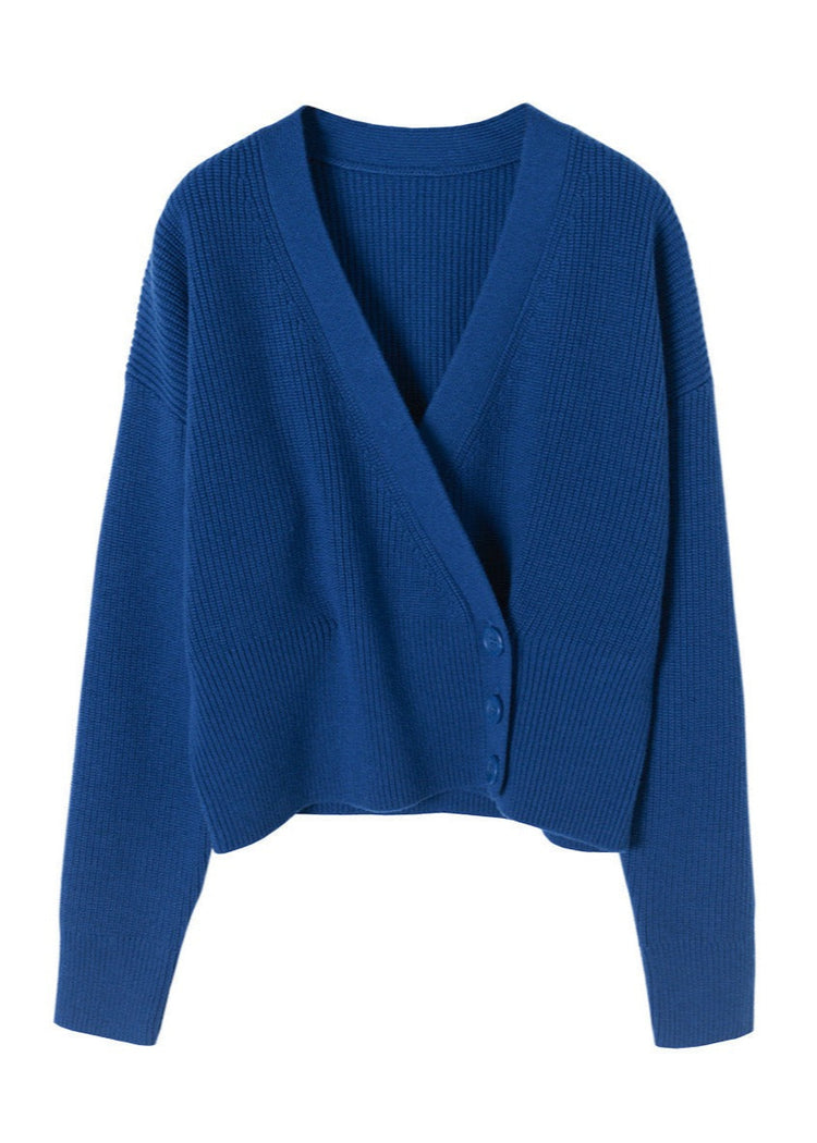 Wool Blend Wrap Cardigan