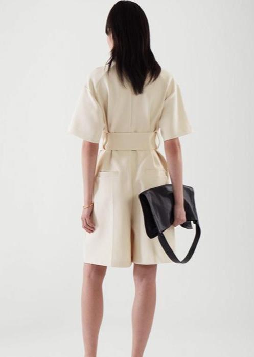 Open Collar Jumpsuit