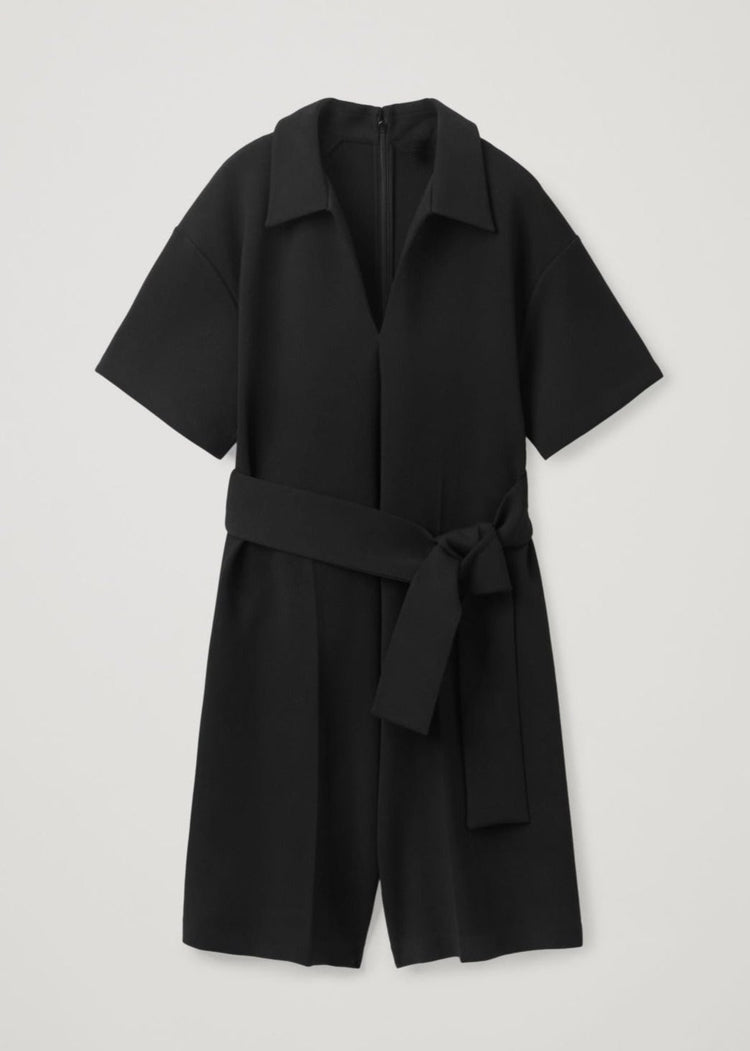 Open Collar Jumpsuit