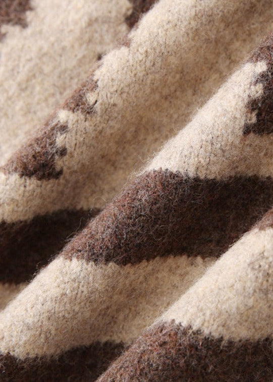 Spliced Pattern Cardigan