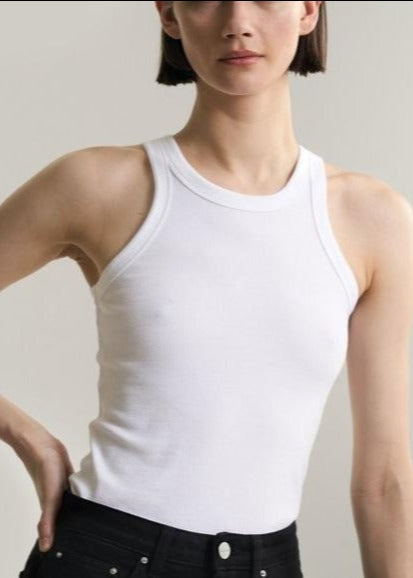 Organic Cotton White Tank