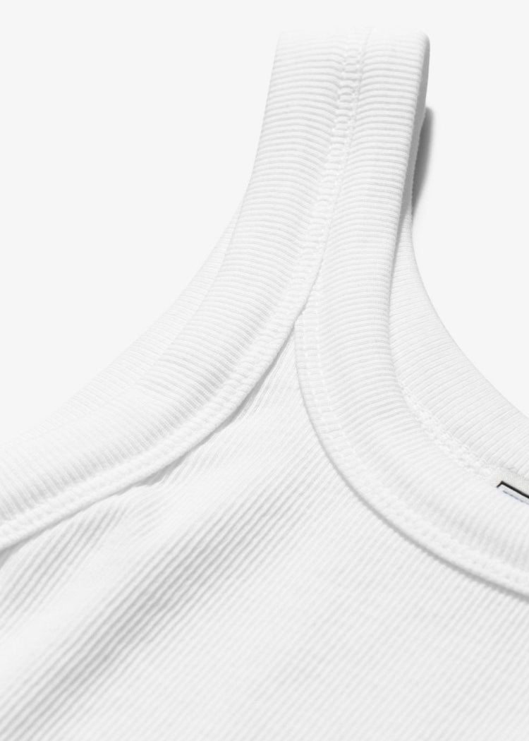 Organic Cotton White Tank