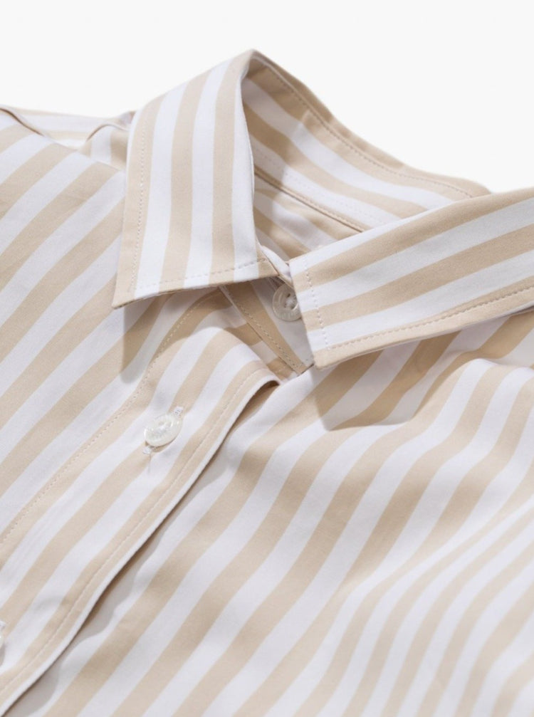 Oatmeal Striped Shirt