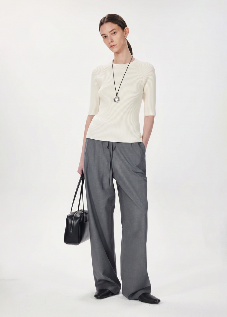 Ribbed Knit Top