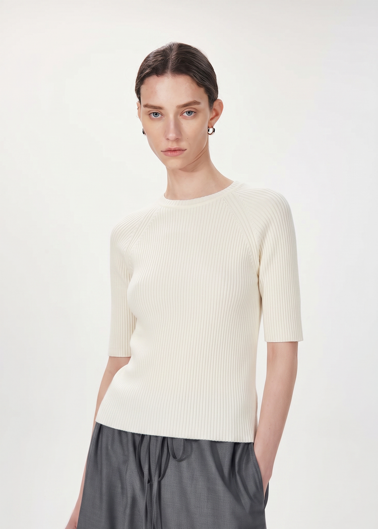 Ribbed Knit Top