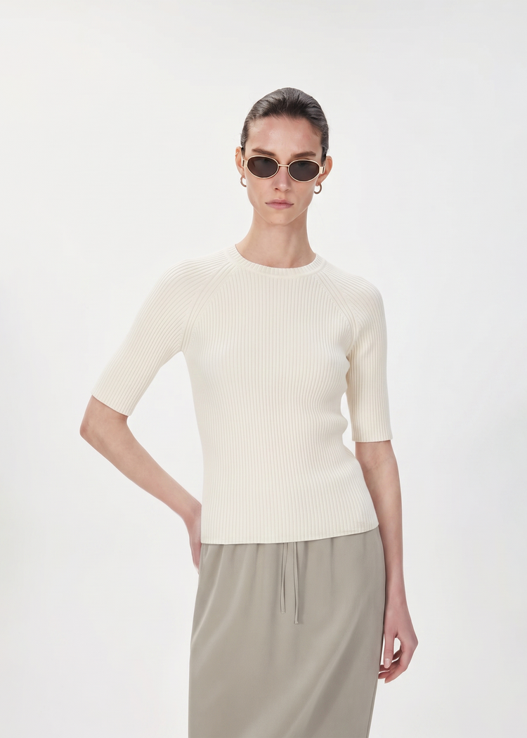 Ribbed Knit Top