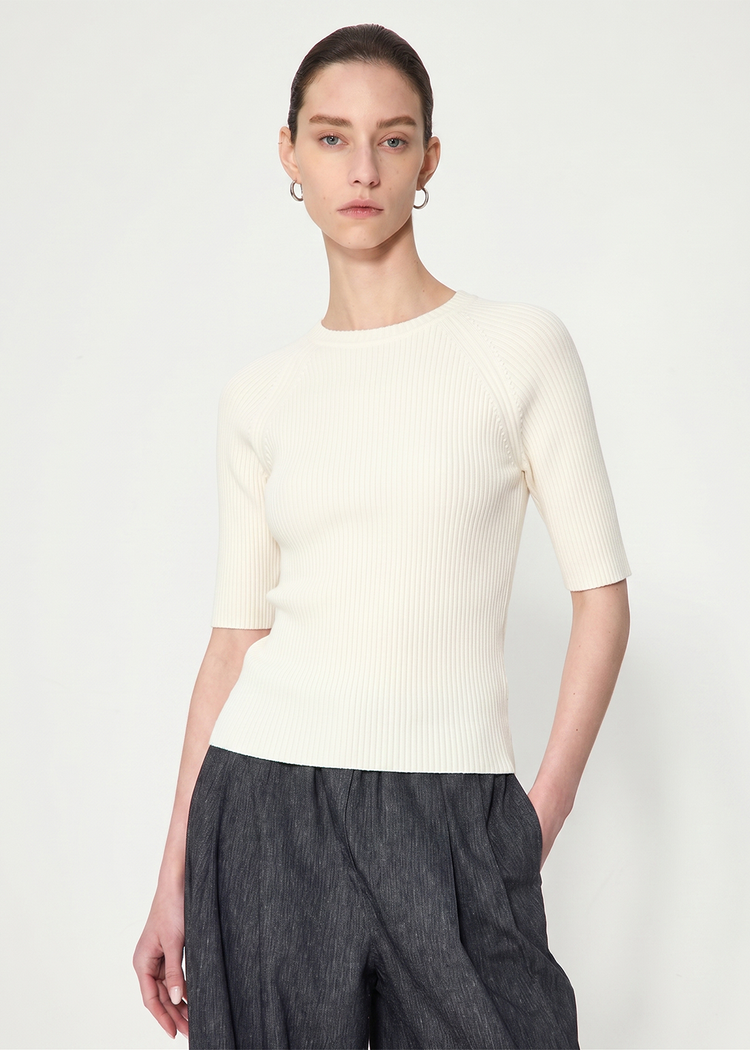 Ribbed Knit Top
