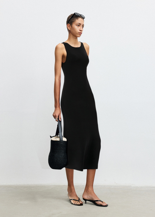 Sleeveless Tube Midi Dress