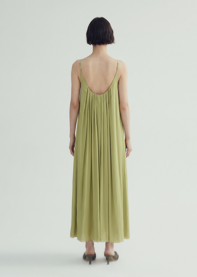 Pale Green Oversized Maxi Dress
