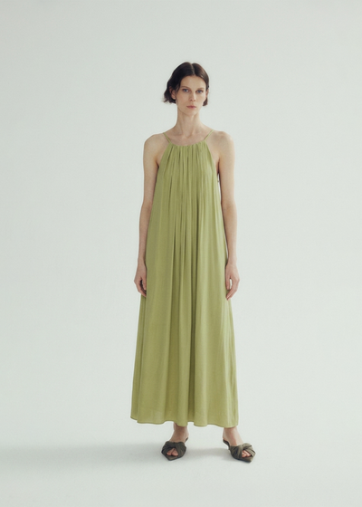 Pale Green Oversized Maxi Dress