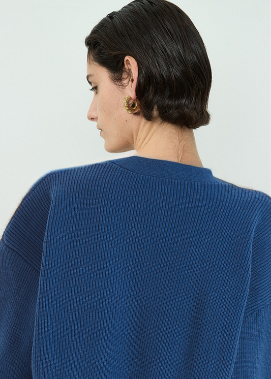 Wool Blend Wrap Cardigan