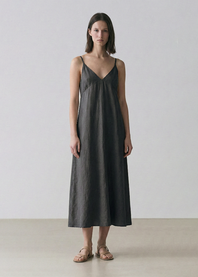 Lyocell Slip Midi Dress