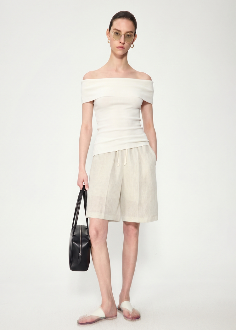 Off-the-Shoulder knitted Top