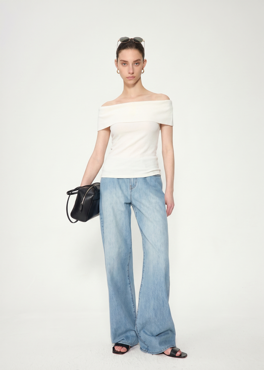 Off-the-Shoulder knitted Top
