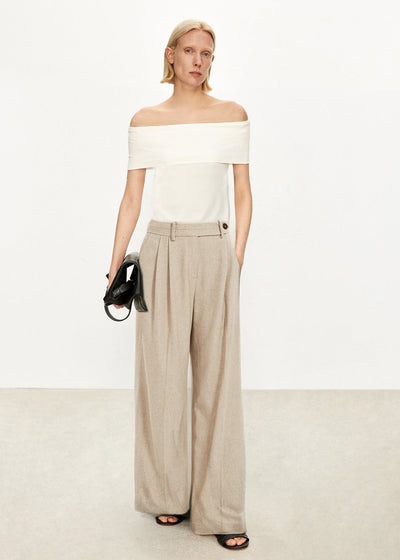 Off-the-Shoulder knitted Top