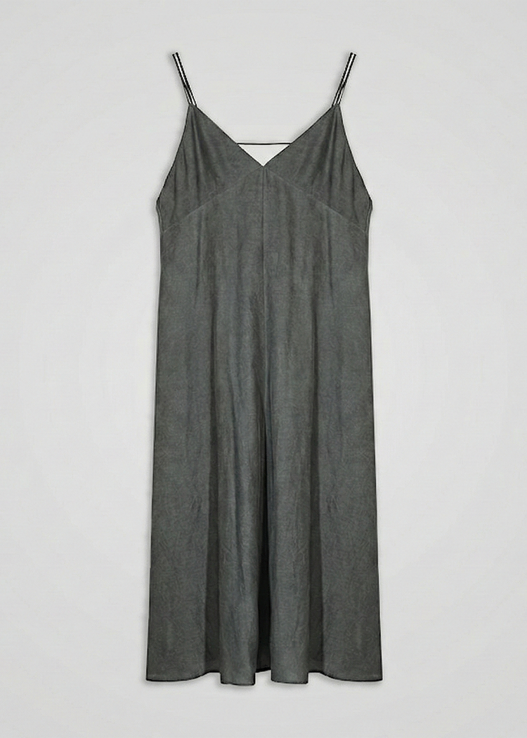 Lyocell Slip Midi Dress