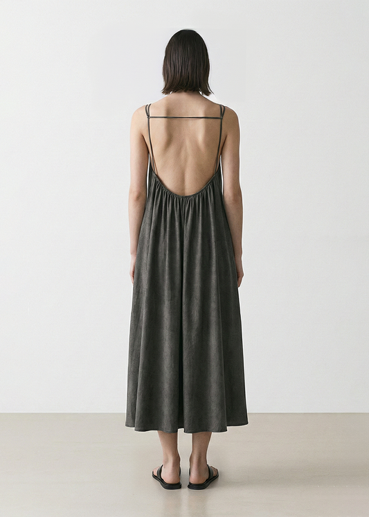 Lyocell Slip Midi Dress