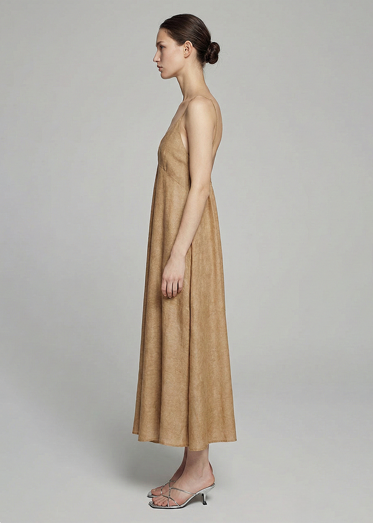 Lyocell Slip Midi Dress