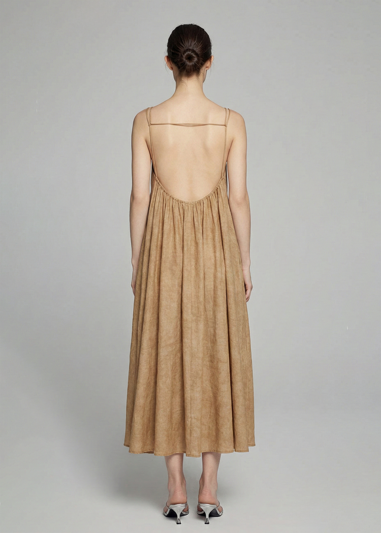 Lyocell Slip Midi Dress