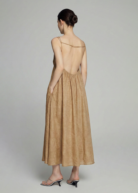 Lyocell Slip Midi Dress