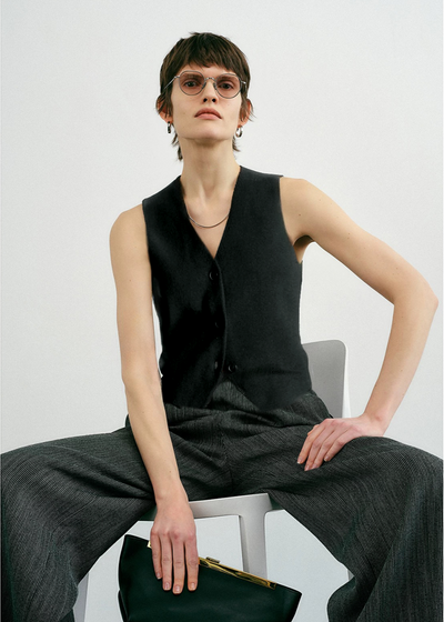 Milano Stitch Knitted Waistcoat