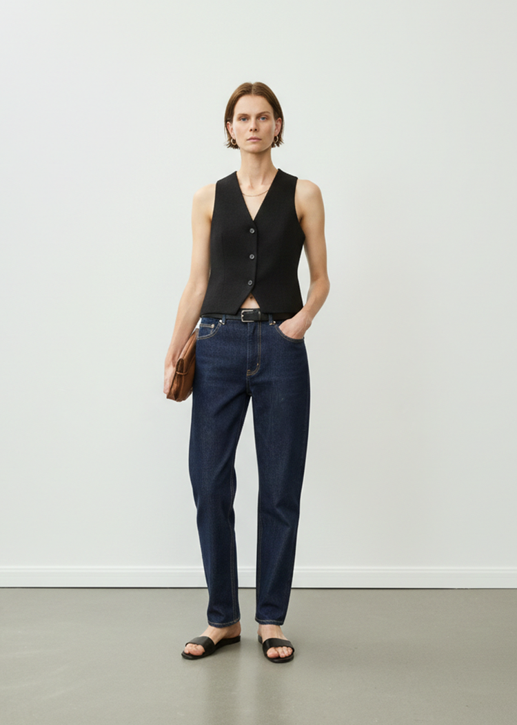 Milano Stitch Knitted Waistcoat